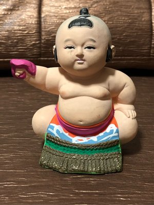 日本向撲式陶土娃娃（全新庫存）