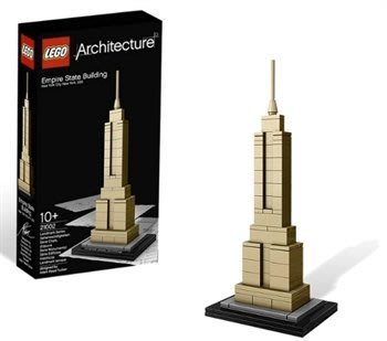 二手已組 Lego Architecture 21002 Empire State Building 帝國大廈 有盒有書