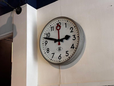 德國🇩🇪1950s TN 直徑64公分 大尺寸 時鐘 原廠機芯恢復 非改裝電池石英鐘 時鐘準確