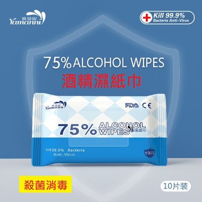 【批發價🍓$6元】酒精濕紙巾 殺菌消毒濕紙巾 濕紙巾 抗菌濕紙巾 親膚無刺激 無香料 10片裝