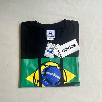 台灣製造 Adidas France 98 World Cup 法國世界杯 世足賽Tee 庫藏新品 古著 Vintage