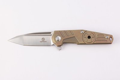 【angel 精品館 】Defcon Jungle Knife 7.8" 銅色鈦柄 D2鋼 折刀 TF3333