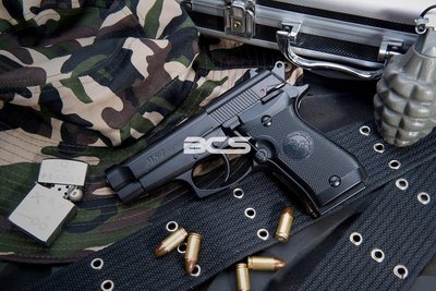 【BCS武器空間】黑色 WG 新版 M84 323 全金屬6mm CO2直壓式手槍-WG323B