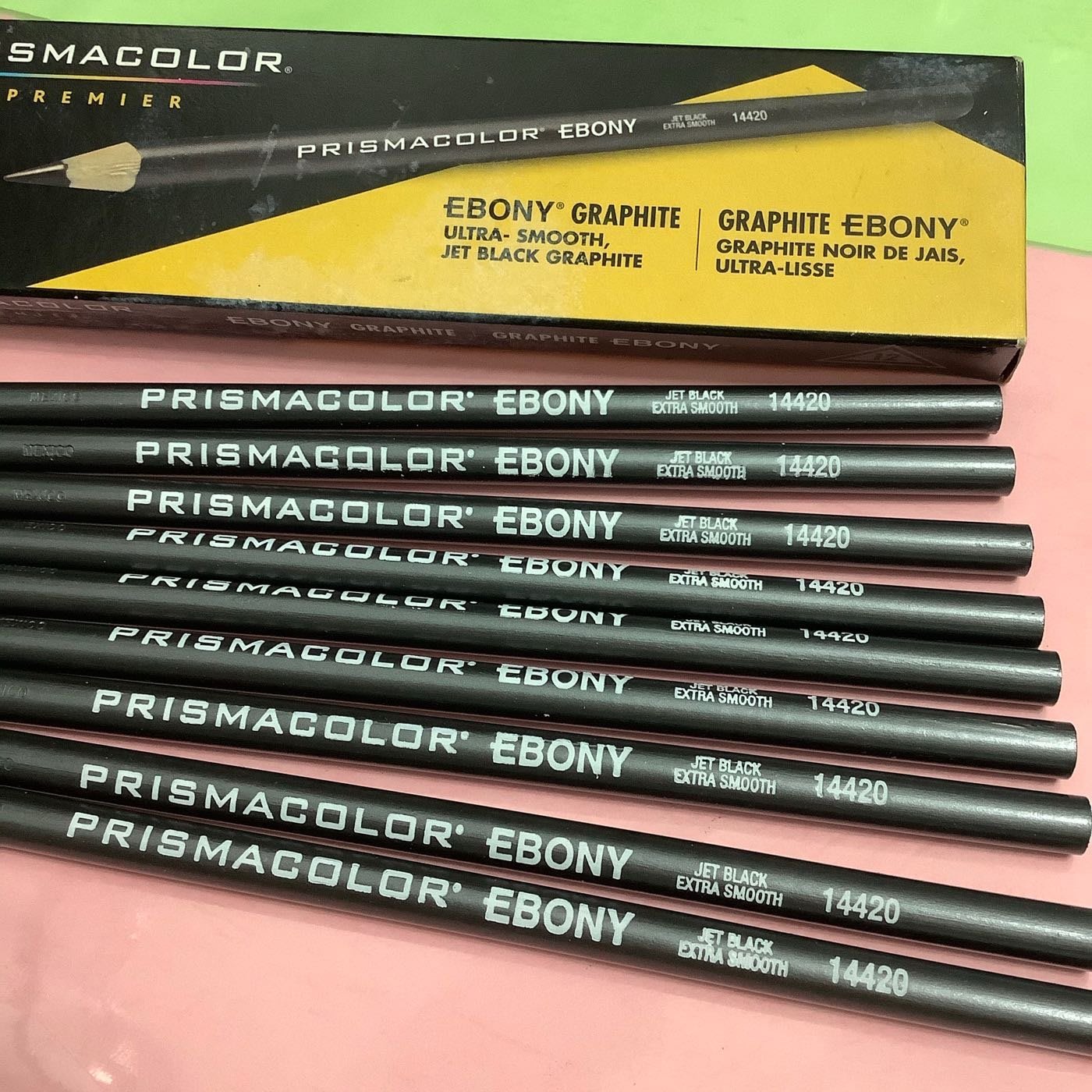 Prismacolor EBONY烏木石墨鉛筆繪畫，可當眉筆（單支）  Yahoo奇摩拍賣