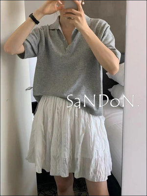 【2024山東三月號】韓國製 OUNCE 立體設計皺褶小可愛短裙 240330