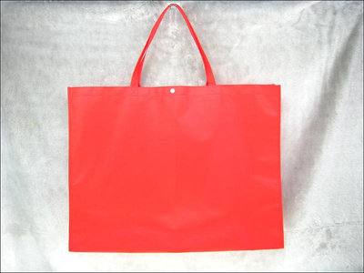 特大不織布環保袋(65*50*15)-BAG-043 大紅色
