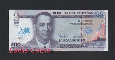 【Louis Coins】B270-PHILIPPINES--2013菲律賓紀念紙幣100 Piso