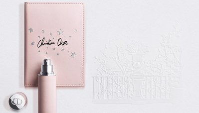 Dior 迪奧 花漾淡香水 行動噴瓶 香氛瓶 含淡香水 10ml &amp; 護照套 組合