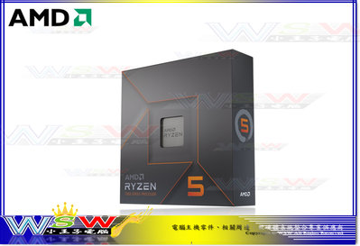 【WSW CPU】AMD R5-7600X 組裝價7770元 六核心/12執行緒/含顯示/無風扇 全新盒裝公司貨 台中市