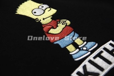 Kith x The Simpsons Bart Logo Hoodie | Yahoo奇摩拍賣