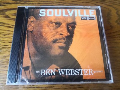 The Ben Webster Quintet Soulville 現貨 全新未拆 原版CD 【經典唱片】