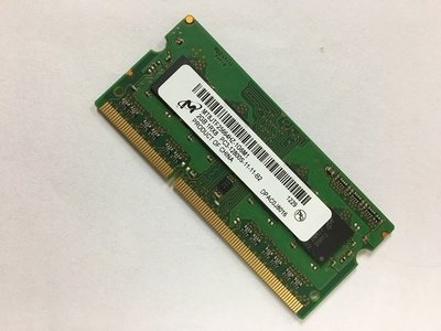 鎂光 2G 1RX8 PC3-12800S PC3L-DDR3 1600MHZ 筆電電腦 記憶體條