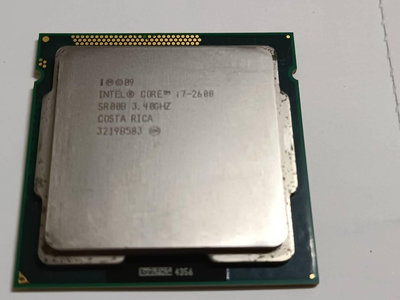Intel Core I7 2600 3.4GHz 1155腳位 Intel 處理器