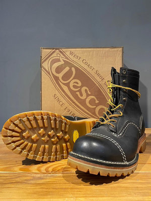 Wesco Boots - Jobmaster 8" 蓋頭綁帶工作靴 美國製 傘兵靴 8.5E