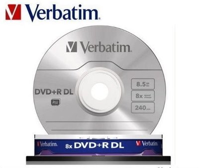 @阿媽的店@ 阿拉伯大公國製 威寶Verbatim DVD+R 8.5G DL 8X AZO染料 10片布丁桶裝(100片免運)