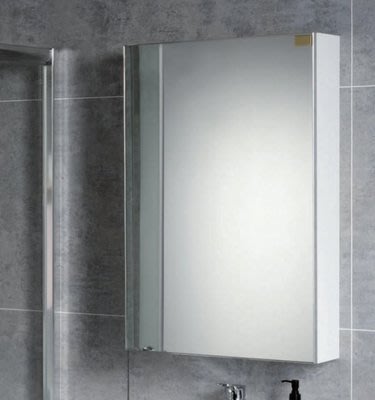 《優亞衛浴精品》CORINS柯林斯亮鉻色鋁封邊鏡櫃 DR-55
