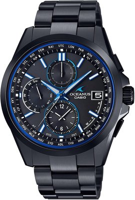 日本正版 CASIO 卡西歐 OCEANUS OCW-T2600B-1AJF 男錶 手錶 電波錶 太陽能充電 日本代購