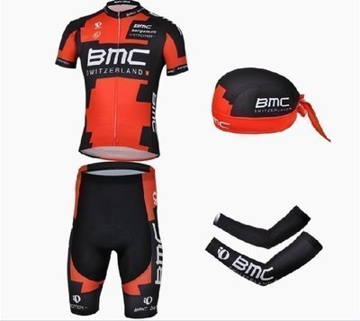 BMC 車衣車褲/自行車套裝/頭巾/袖套短套裝 腳踏車服.單車服. 騎行服.酷-雙喜生活館