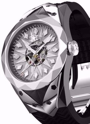 《大男人》非Invicta 48MM Watchstar 個性機械錶，特殊星芒設計，精緻木質白色烤漆收藏盒(本賣場全現貨
