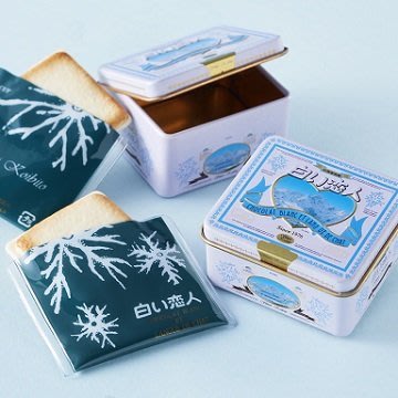Ariel's Wish-日本北海道白色戀人Ishiya石屋製菓35週年紀念限定發售巧克力餅乾鐵盒造型磁鐵收納盒-現貨