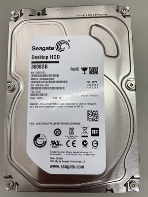 二手 Seagate 3TB 3000GB Desktop