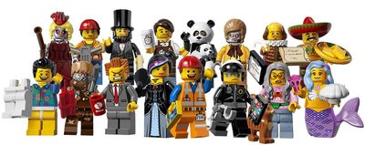 (JEFF) LEGO 2014年 71004 樂高玩電影 抽抽樂 人偶包 一套16款 貓熊人 熊貓人