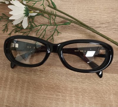 日本手工眼鏡 ( 無度數 ) - 杉本圭 KS-25 黑框眼鏡鏡架鏡框 粗框眼鏡 流行鏡框 中性鏡架- 無原廠眼鏡盒