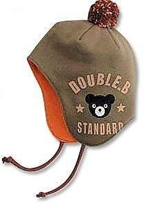 全新日本MIKI-HOUSE --D.B可愛棉質毛球飛行帽~~尺寸M52~56cm  遮耳帽
