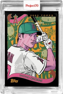 大谷翔平漂亮藝術畫卡 2021 Topps Project 70 Art Card 536