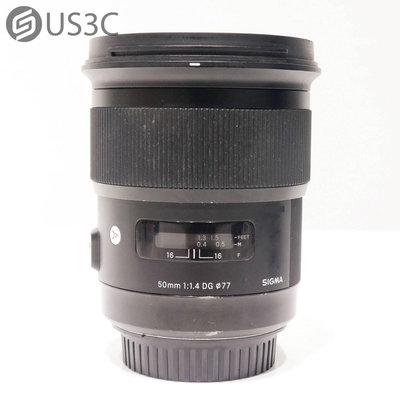 【US3C-青海店】【一元起標】Sigma 50mm F1.4 DG HSM Art For Canon 定焦鏡 HSM內對焦 二手鏡頭