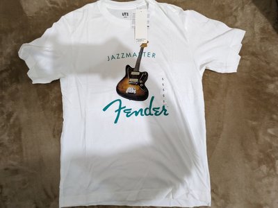 Uniqlo x  Fender Jazzmaster 電吉他 聯名 T恤