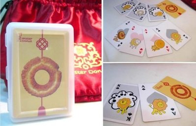 日本甜甜圈 ~ Mister Dount ~ 撲克牌 & 紅包袋