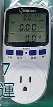 全網最低價~美式計費器出口電力監測 電量 電壓 功率計量插座 插座式電表 2插