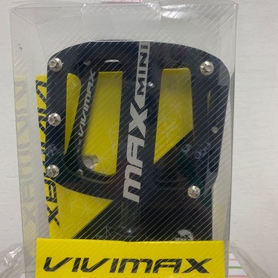 黑色VIVIMAX MAX Mini 輕量化鋁合金踏板！雙培林+止滑釘！
