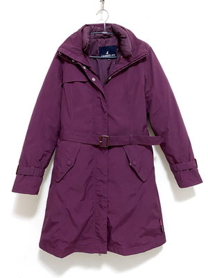 TRAVELER 旅行者 專櫃 紫色 長版 兩件式 防風 防水 保暖 GORE-TEX 羽絨 外套
