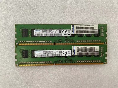 純ECC三星 SK原廠DDR3 8G 2RX8 PC3L-12800E1600工作站伺服器記憶體