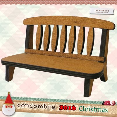 【托托 in JP】日本Decole concombre 療癒系 辦公室擺飾 長木椅 長椅
