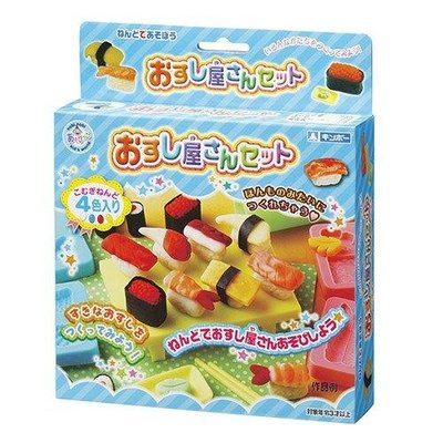 銀鳥 樂寶黏土4色組 壽司店組合 益智 教育玩具
