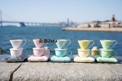 新品日本原產CAFEC三洋花漾有田燒V60陶瓷濾杯沖花瓣手沖咖啡浸泡杯