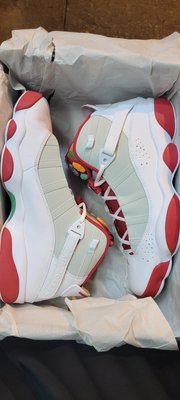 Nike Jordan 6 Rings 六冠王 喬丹 AJ1 一代 1代 喬1 Bunny 兔寶寶 白兔 球鞋 男鞋 Hare 白灰紅色 各尺寸