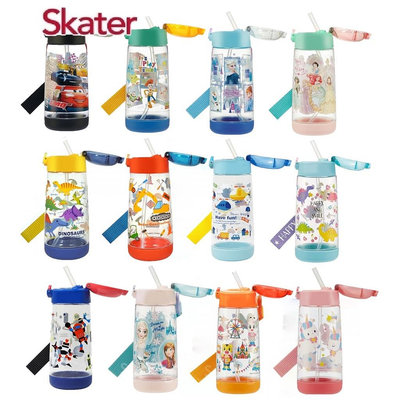 【小童話親子嚴選】 skater 吸管水壺 PET 480ml 水壺 公主 玩具總動員 冰雪奇緣 迪士尼满599免運