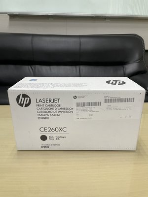 (含稅價)HP CE260X CE260XC 全新原廠黑色碳粉匣 適用CP4525