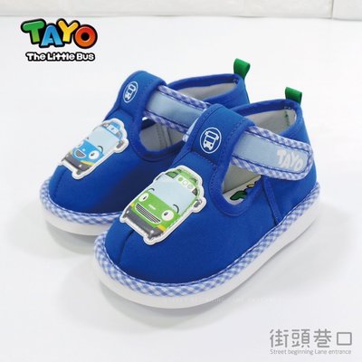 小巴士 TAYO 熱門卡通 台灣製造 寶寶鞋 嗶嗶鞋 休閒鞋 童鞋【街頭巷口 Street】KRT73218BE 藍色