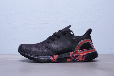 Adidas Ultra Boost 20 CNY 黑紅 針織 休閒運動慢跑鞋 男女鞋 FW5677