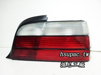 ☆☆☆強尼工廠☆☆☆全新寶馬 BMW E36 92 93 94 95 96 97年 雙門 兩門 原廠型紅白尾燈 2D