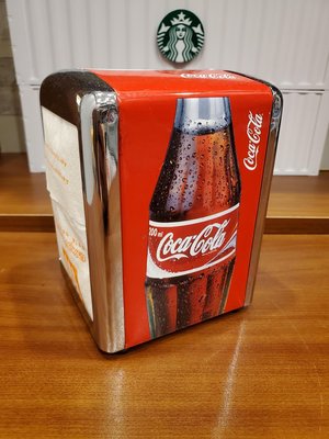 美國帶回70年代可口可樂餐廳面紙鐵盒