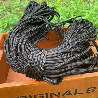 特價中✅ 5mm粗黑色尼龍繩 尼龍編織繩 工藝品裝飾繩子 捆綁繩 編織繩