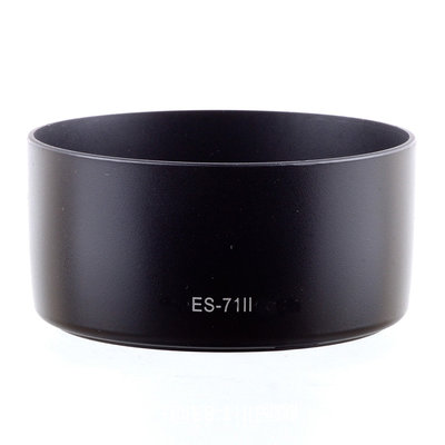 相機用品 佳能ES71II 適用50mm f/1.4 USM 鏡頭卡口遮光罩 可反扣