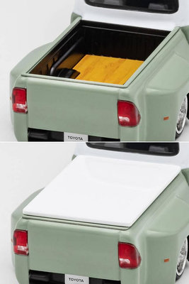 G 164豐田埃爾法Alphard皮卡 收藏擺件 改裝車 合金汽車模型