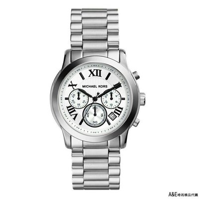【熱賣精選】Michael Kors MK5928 古典絢麗羅馬數字三眼計時腕錶 不銹鋼錶帶 歐美